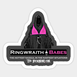 Ringwraith Babes Sticker